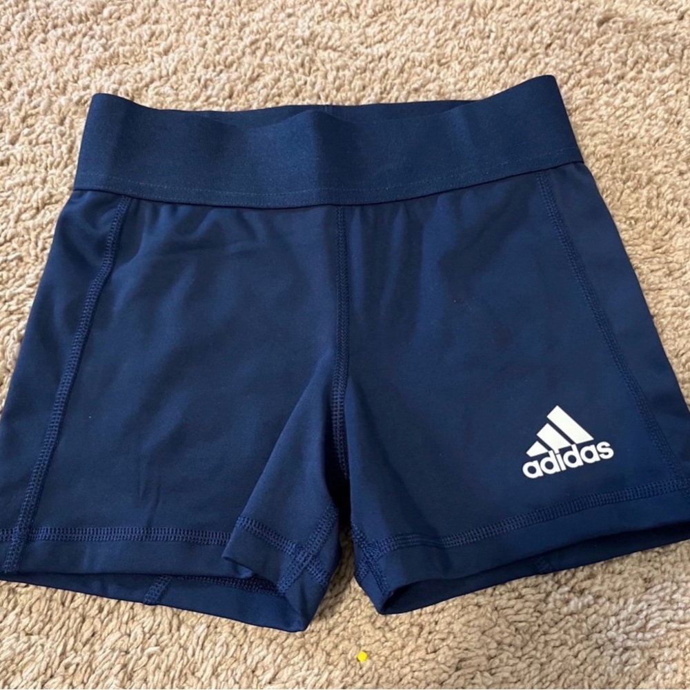 NWOT Adidas Dark Blue youth volleyball shorts